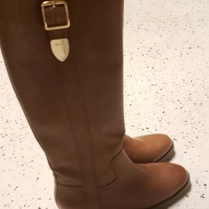 Coach leather boots